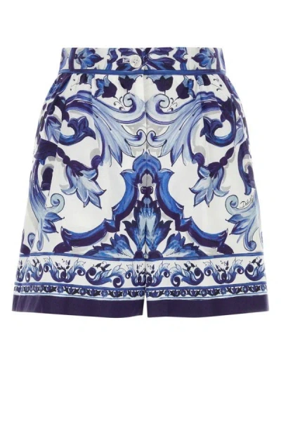 Dolce & Gabbana Woman Shorts In Multicolor