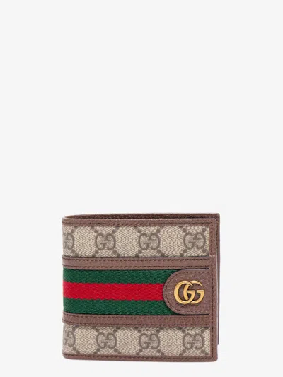 Gucci Man Wallet Man Brown Wallets