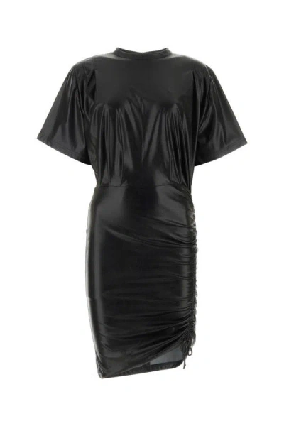 Isabel Marant Étoile Isabel Marant Etoile Woman Black Synthetic Leather Bales Dress