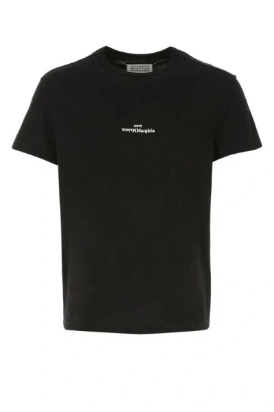 Maison Margiela T-shirt With Embroidery In Black