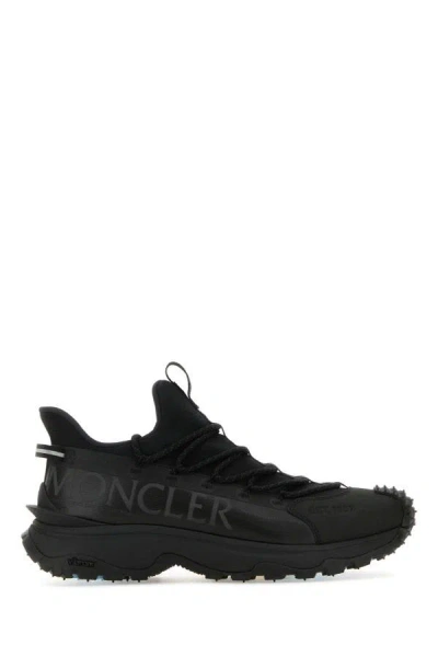 Moncler Unisex Black Fabric And Rubber Trailgrip Lite2 Sneakers