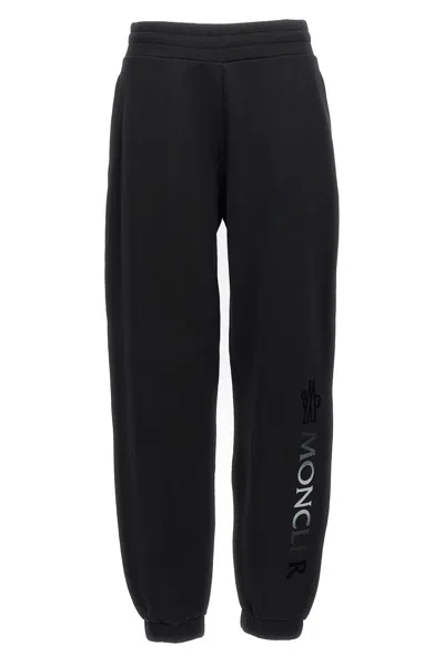 Moncler Women Logo Patch Sweatpants In Black