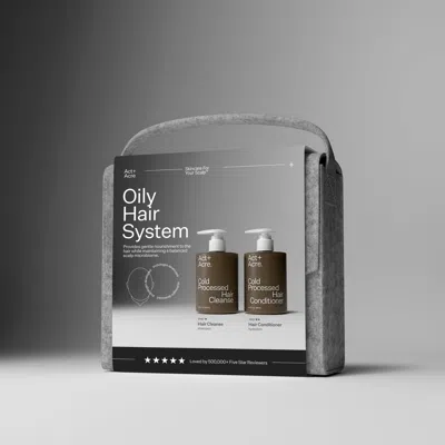Act+acre Oily Hair System In Brown