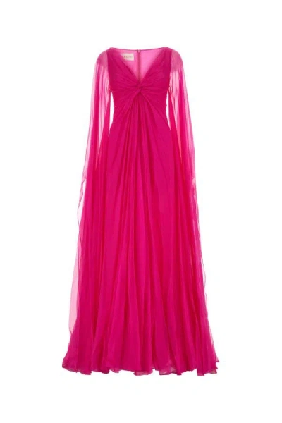 Valentino Garavani Woman Pink Pp Chiffon Long Dress