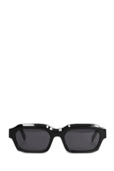 Retrosuperfuture Astro Rectangle-frame Sunglasses In Black