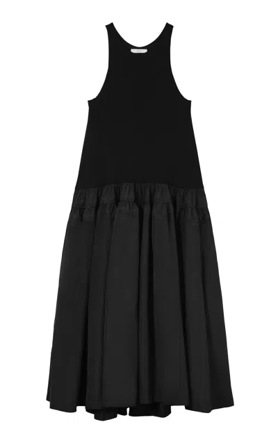 Co Flared Maxi Dress In Black