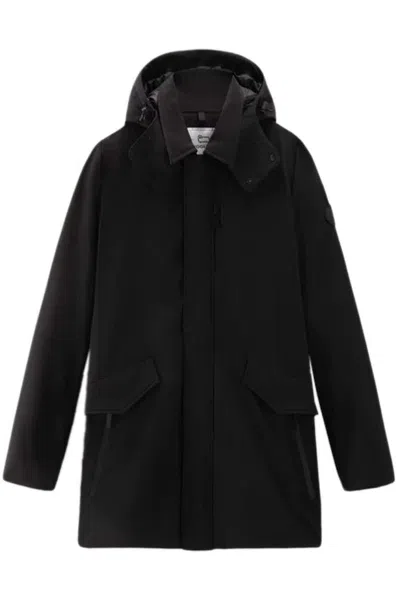 Woolrich Coats In Black
