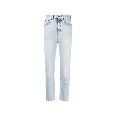 Saint Laurent 80's Cropped Jeans In Blue