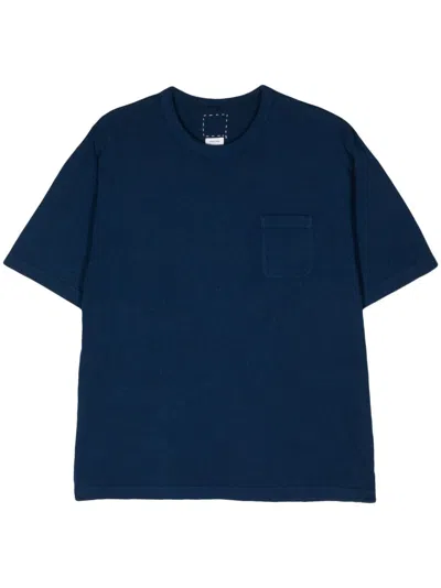 Visvim Jumbo Cotton T-shirt In Blau