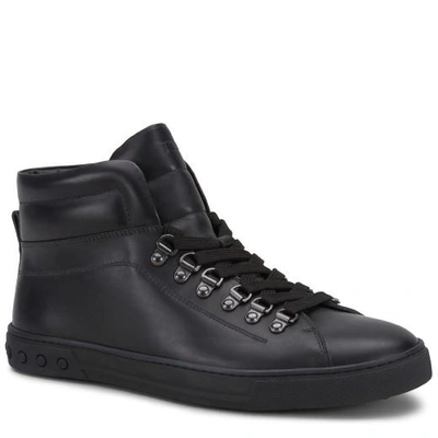 Tod's Trainers In Leather In Black