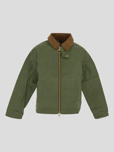 Barbour Jacket In Armyancient