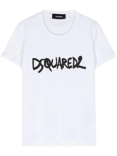 Dsquared2 Mini Fit Tee In White