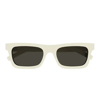 Saint Laurent Eyewear Sunglasses In Ivory