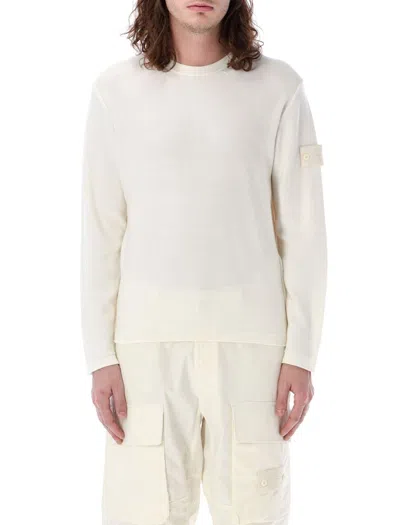 Stone Island Ghost Sweater In Natural