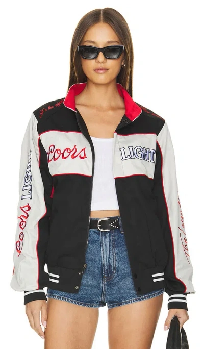 The Laundry Room Coors Light Racing Jacket In Black