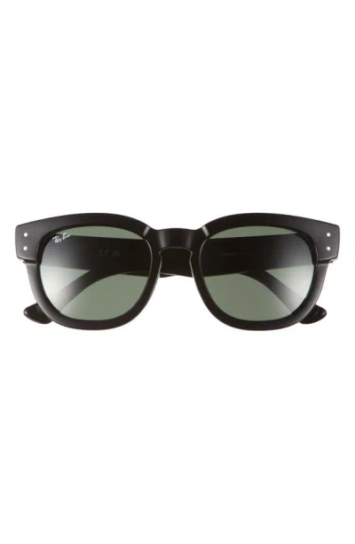 Ray Ban Ray-ban Mega Hawkeye Square Sunglasses, 53mm In Black/gray Solid