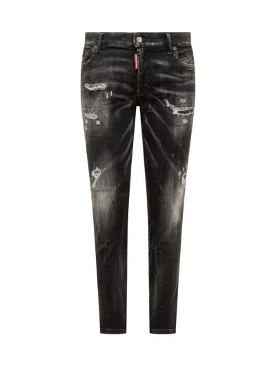 Dsquared2 Twiggy Jeans In Black