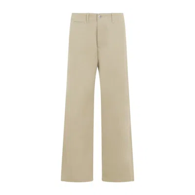Burberry Trousers In Neutrals