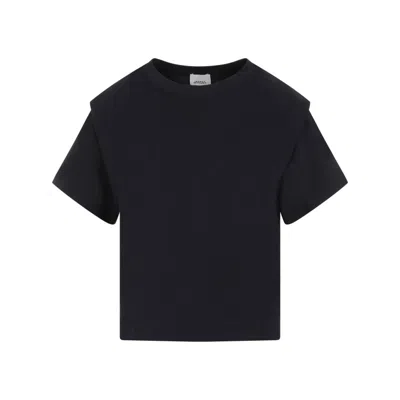 Isabel Marant Zelitos Cotton T-shirt In Black