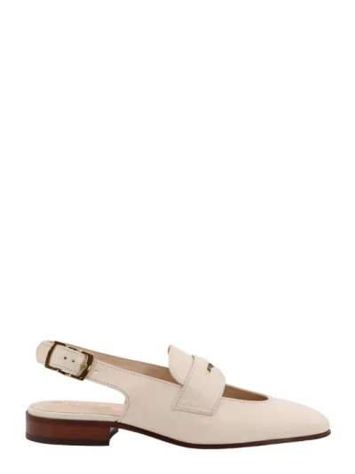 Tod's Leather Slingback Loafer In Neutrals
