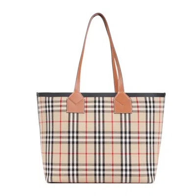 Burberry London Tote In Neutrals