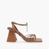 Alohas Cactus Heeled Sandal In Camel