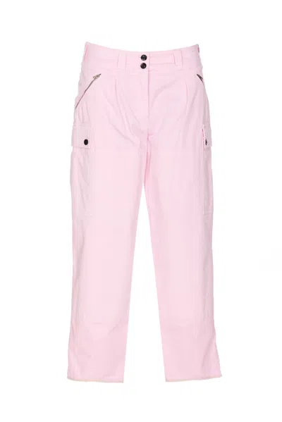 Tom Ford Cotton Cargo Trousers In Light Pink
