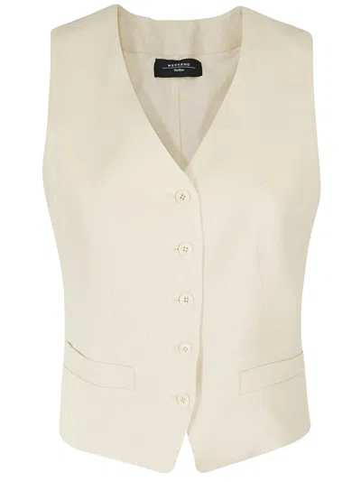 Weekend Max Mara Pacche Vest In Sand
