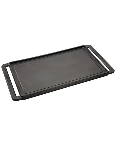 Cuisinart Reversible Cast Iron Griddle Plate In Black