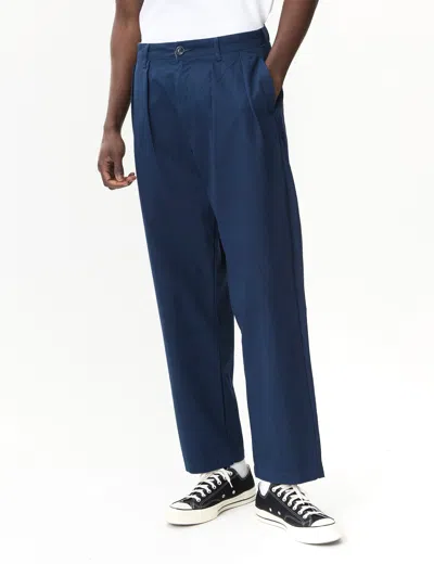 Service Works Twill Part Timer Pant In Navy Blue