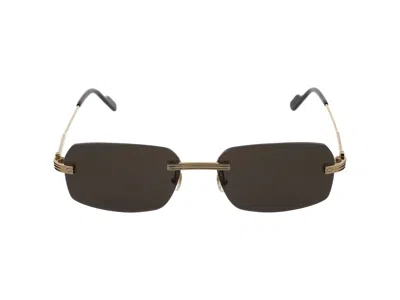 Cartier Sunglasses In Gold Gold Grey