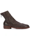 Guidi Worn In Ankle Boots In Pink