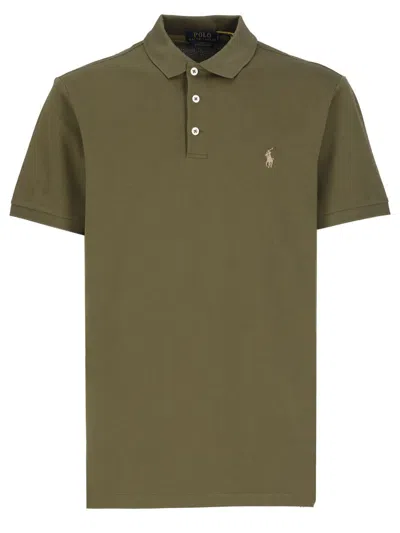 Ralph Lauren Green Cotton Polo Shirt
