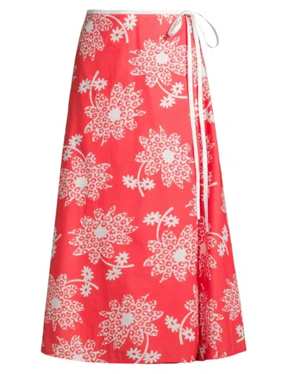 Ciao Lucia Tacci Skirt In Red Multi
