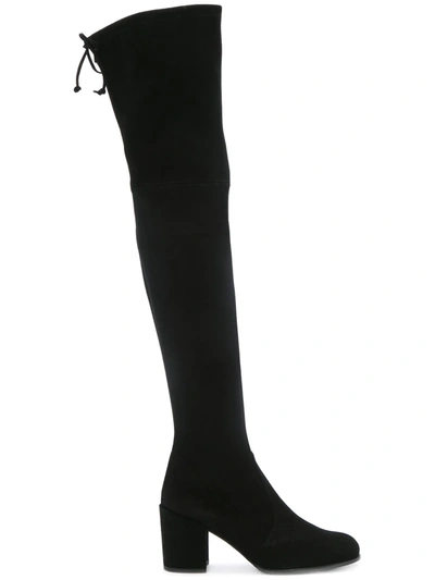 Stuart Weitzman Tieland Over-the-knee Boots In Black