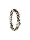 Werkstatt:münchen Skull Chain Bracelet In Multicolour