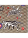 GUCCI Gucci Space Animals Print Modal Silk Shawl - Farfetch,4744414G86512331422