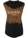 BALMAIN tie dye logo T-shirt,108562674I12343314