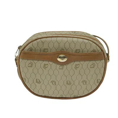 Dior Délices Beige Canvas Shoulder Bag () In Brown