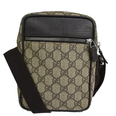 Gucci Gg Supreme Beige Canvas Shoulder Bag ()