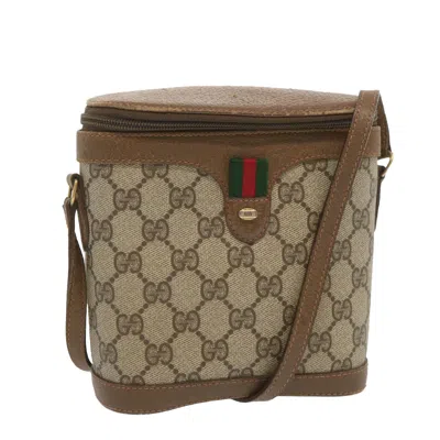 Gucci Sylvie Beige Canvas Shoulder Bag ()