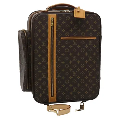 Pre-owned Louis Vuitton Bosphore Brown Canvas Travel Bag ()