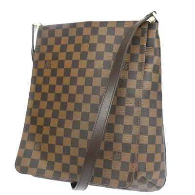 Pre-owned Louis Vuitton Musette Brown Canvas Shoulder Bag ()