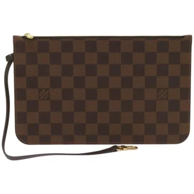 Pre-owned Louis Vuitton Neverfull Brown Canvas Wallet  ()