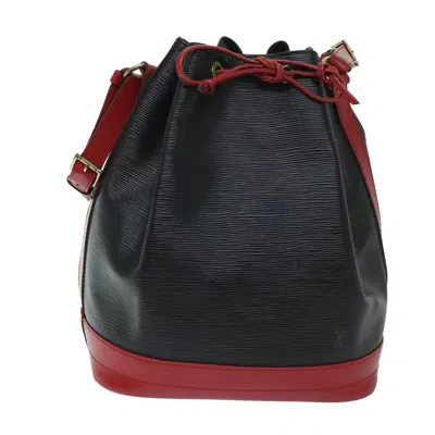 Pre-owned Louis Vuitton Noé Black Leather Shoulder Bag ()