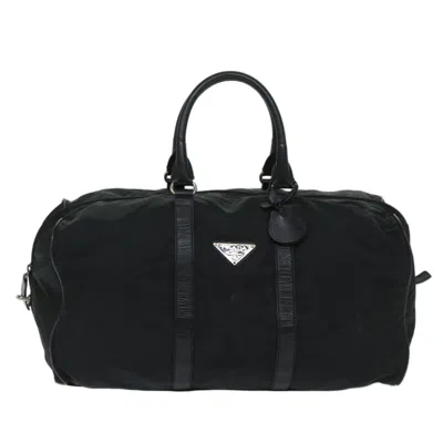 Prada Tessuto Black Synthetic Travel Bag ()
