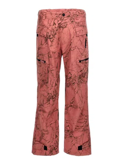A-cold-wall* Crimson Overdye Static Zip Pants In Nude & Neutrals
