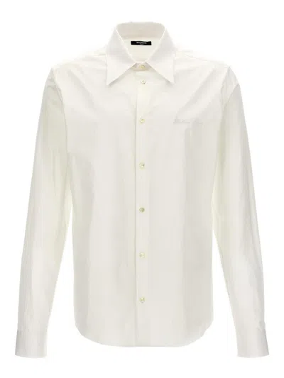 Balmain Cotton Shirt In White