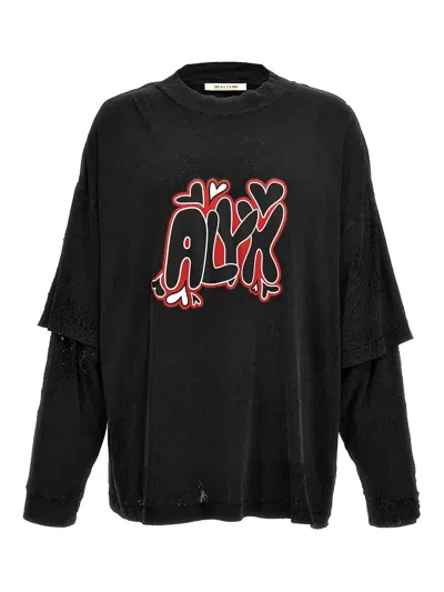 Alyx Black Needle Punch Long Sleeve T-shirt
