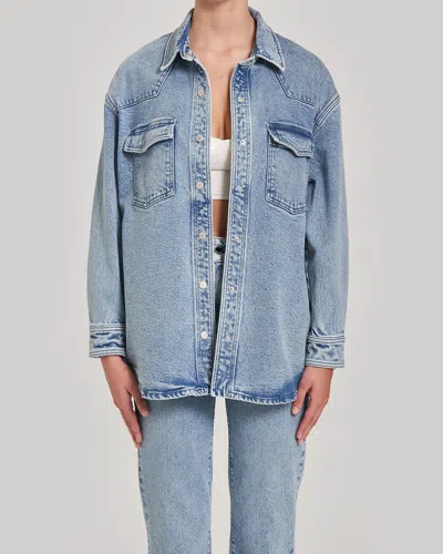Le Jean Mimi Overshirt In Blue
